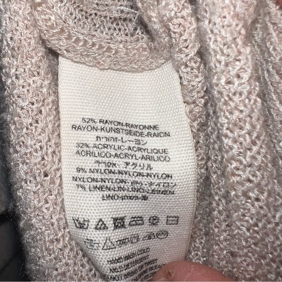 Free People Criss Cross Knot Side Slit Sweater Size Medium - Picture 11 of 11